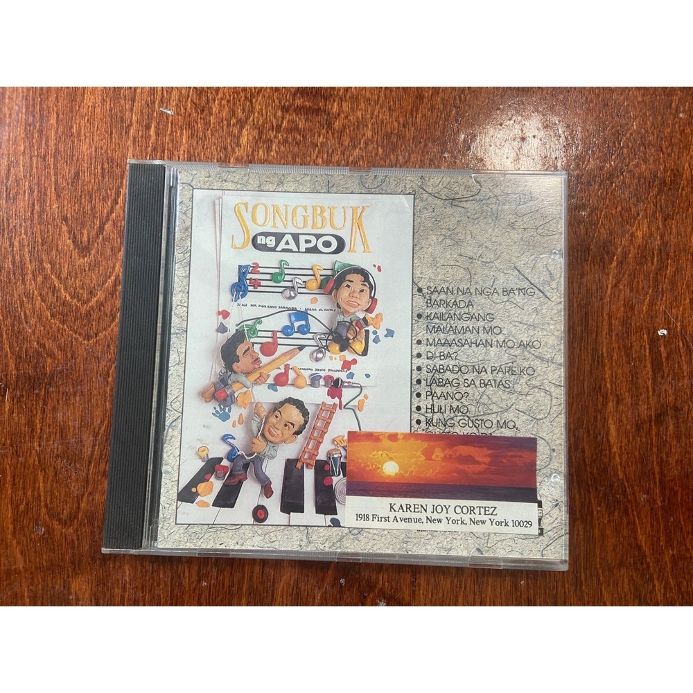 Apo Hiking Society Songbuk ng APO CD OPM Filipino Music 1991